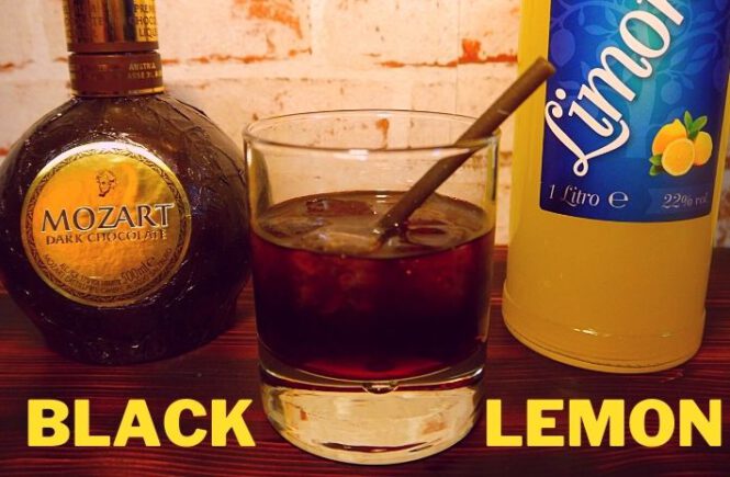 BLACK LEMON COCKTAIL Recipe