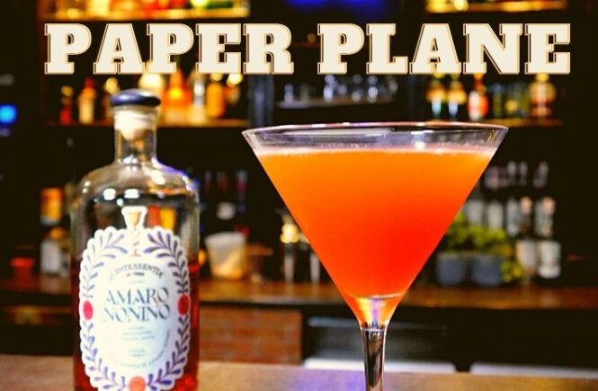 PAPER PLANE COCKTAIL Recipe