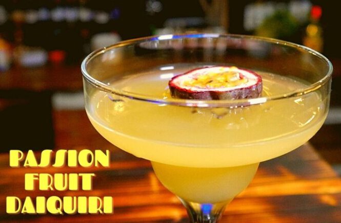 PASSION FRUIT DAIQUIRI COCKTAIL Recipe