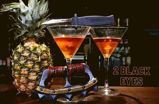 How to make the 2 Black Eyes Cocktail