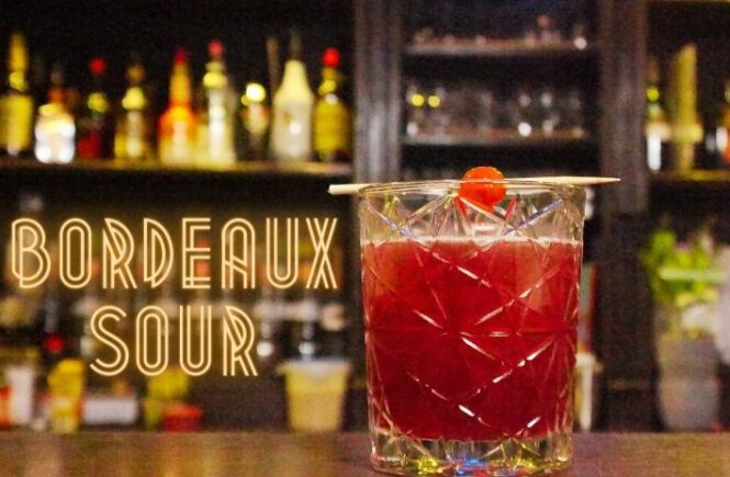 BORDEAUX SOUR COCKTAIL Recipe