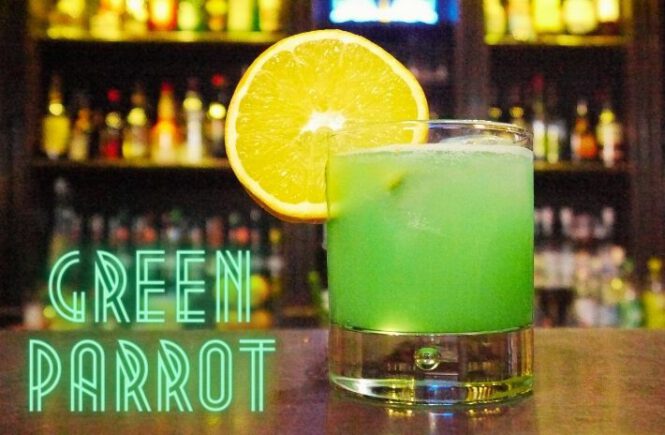 GREEN PARROT COCKTAIL Recipe