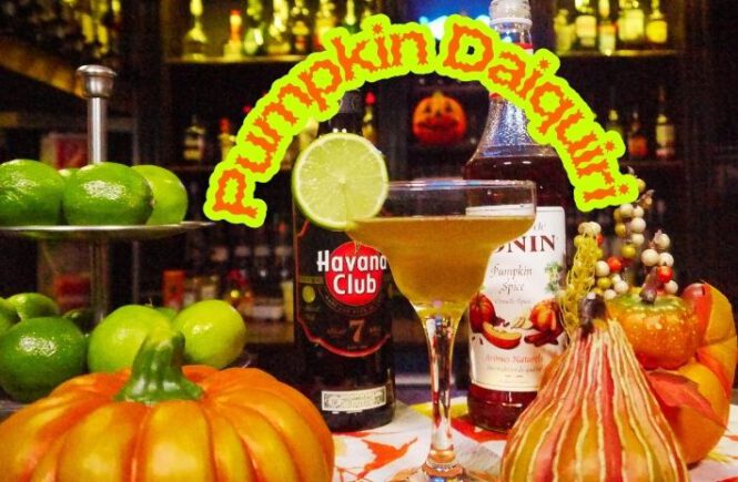 PUMPKIN DAIQUIRI HALLOWEEN COCKTAIL Recipe