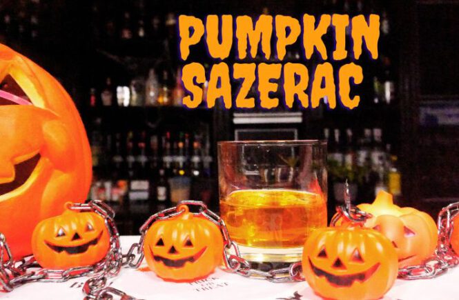 PUMPKIN SAZERAC HALLOWEEN COCKTAIL Recipe